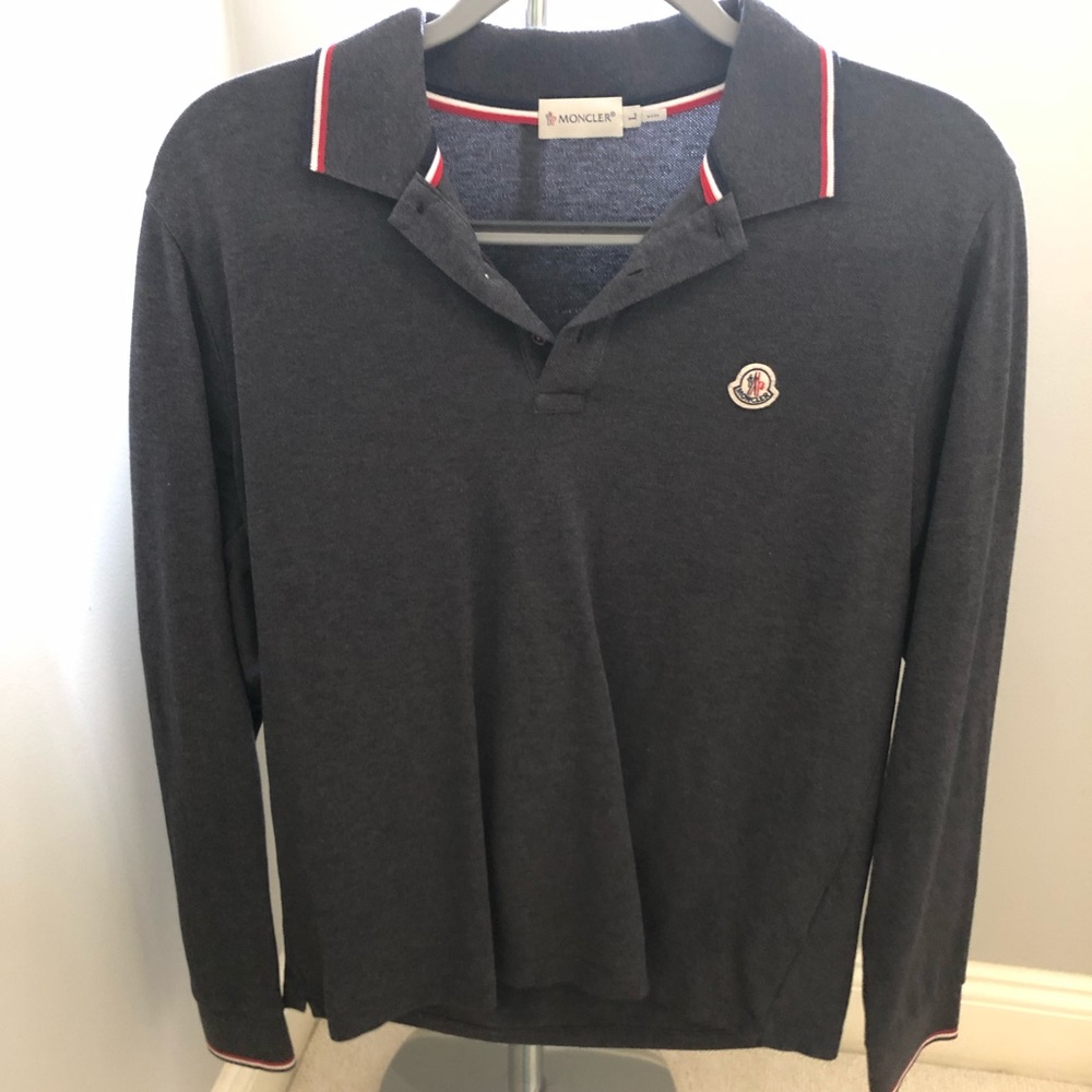 Moncler men’s Longsleeve polo shirt